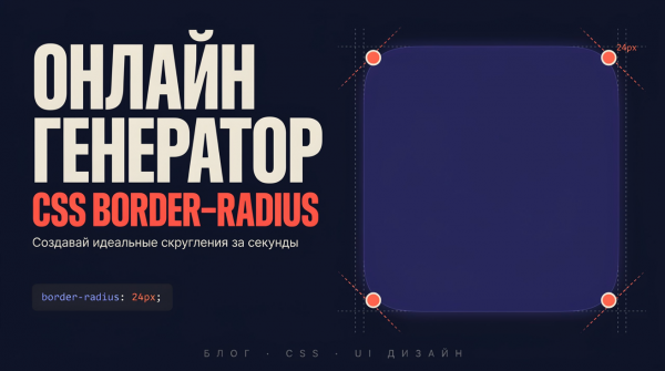 Генератор CSS border-radius