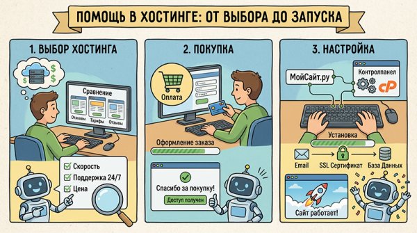Профессиональный подбор хостинга и размещение сайта под ключ