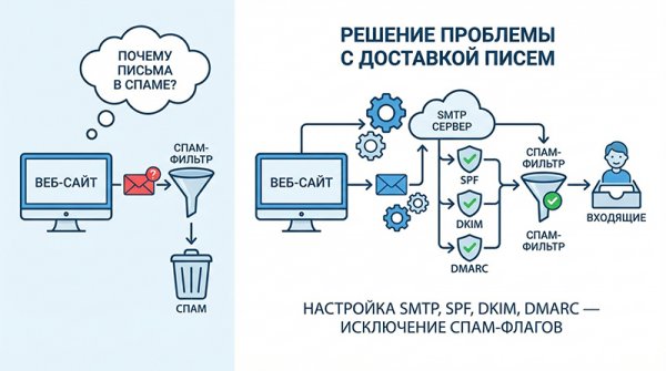 Решение проблем с доставкой писем в «почтовиках»