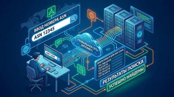 Онлайн-проверка диапазонов IPv4 по номеру ASN