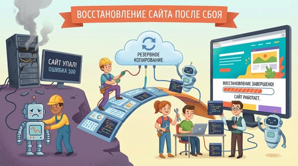 Срочное восстановление работы сайта после технического сбоя
