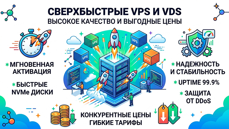 Топовый VPS / VDS сервер для 1С Битрикс