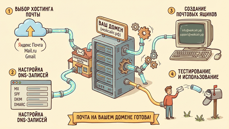 Корпоративная почта на своем домене