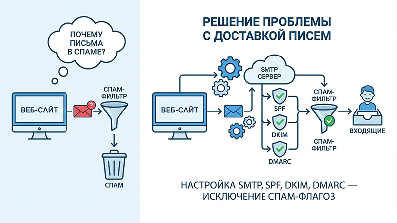 Решение проблем с доставкой почты