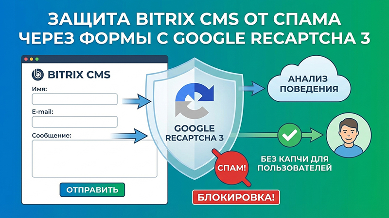 Защита форм от спама через Google Recaptcha 3